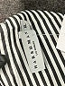 Harshman 100% Cotton Stripes Black 3/4 Sleeve Button-Down Shirt Size XL - photo 7