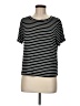 Lulus Stripes Black Short Sleeve T-Shirt Size M - photo 1