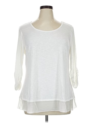 Style&Co 3/4 Sleeve T-Shirt (view 1)