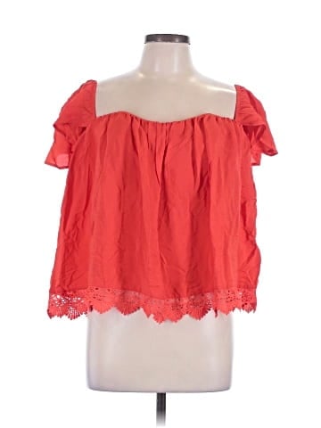 Lovers + Friends Short Sleeve Blouse (view 1)