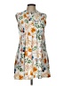 White Mark Tropical White Orange Casual Dress Size L - photo 1