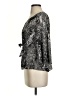 Jennifer Lopez Silver 3/4 Sleeve Blouse Size S - photo 5