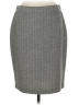 St. John Collection Chevron-herringbone Gray Casual Skirt Size 8 - photo 1