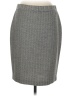 St. John Collection Chevron-herringbone Gray Casual Skirt Size 8 - photo 2