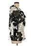 Kay Celine Silver Black 3/4 Sleeve Blouse Size L - photo 4