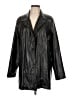 PrettyLittleThing Black Raincoat Size 10 - photo 1