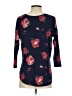 Babaton Floral Blue 3/4 Sleeve T-Shirt Size XXS - photo 2