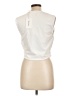 FRAME Ivory Sleeveless Blouse Size L - photo 2