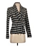 Aqua 100% Polyester Houndstooth Black Blazer Size XS - photo 1