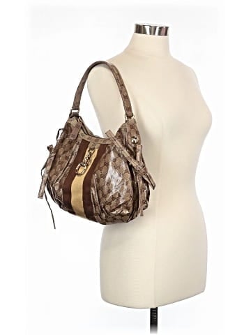 Gucci GG Supreme Crystal Web Hobo Bag (view 2)