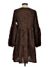 Unbranded Animal Print Brown Casual Dress Size S - photo 2