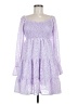Unbranded 100% Polyester Purple Cocktail Dress Size M - photo 1