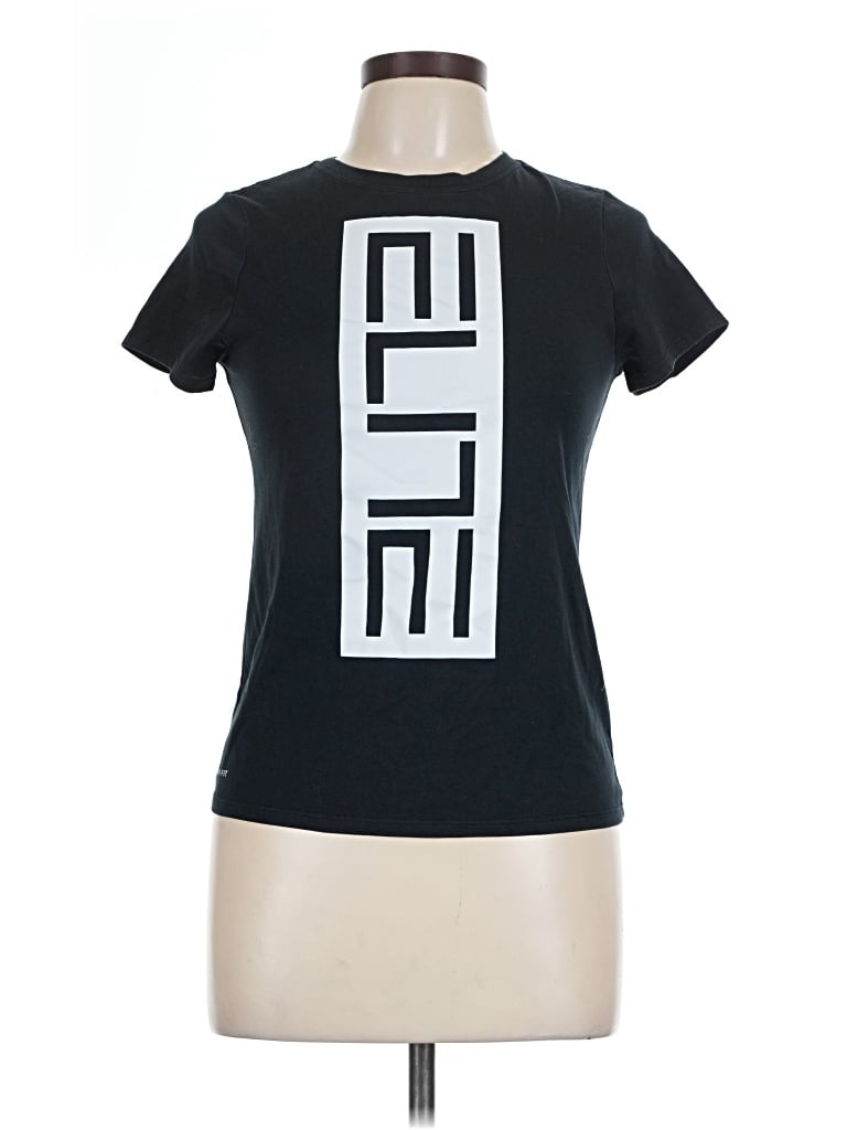 Pre-owned Nike Active T-shirt In Black