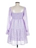 Unbranded 100% Polyester Purple Cocktail Dress Size M - photo 2