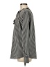 Ann Taylor 100% Polyester Stripes Black Long Sleeve Blouse Size M - photo 5