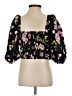 H&M Black 3/4 Sleeve Blouse Size XS - photo 2