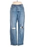 J.Crew 100% Cotton Hearts Blue Jeans Size 30 waist - photo 1
