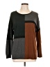 Calvin Klein Color Block Brown Pullover Sweater Size L - photo 1
