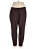 Danskin Solid Burgundy Casual Pants Size XXL - photo 1