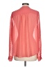 J.Crew Factory Store 100% Polyester Polka Dots Pink Long Sleeve Blouse Size L - photo 2
