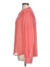 J.Crew Factory Store 100% Polyester Polka Dots Pink Long Sleeve Blouse Size L - photo 5