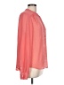 J.Crew Factory Store 100% Polyester Polka Dots Pink Long Sleeve Blouse Size L - photo 4