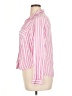 BeachLunchLounge Stripes Pink Long Sleeve Blouse Size XL - photo 5