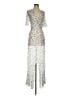 Rag & Bone 100% Viscose Silver Cocktail Dress Size 4 - photo 1