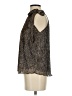 Nicole Miller Silver Sleeveless Blouse Size S - photo 5
