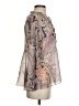 Future Vintage 100% Polyester Paisley Gray Long Sleeve Blouse Size S - photo 4