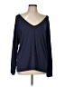 Laila Jayde Blue Long Sleeve Top Size L - photo 1