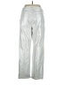 Old Navy Metallic Silver Jeans Size 14 - photo 2