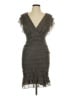 Max Studio Metallic Gray Cocktail Dress Size L - photo 1