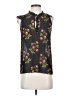 Point Sur Black Sleeveless Blouse Size XXS - photo 1