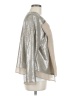 Midnight Velvet 100% Polyester Metallic Silver Jacket Size M - photo 4