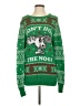 Assorted Brands Print Green Pullover Sweater Size S - photo 1