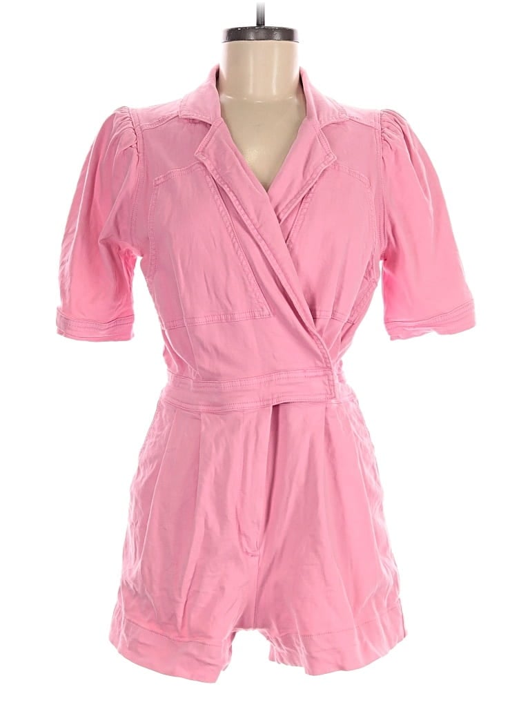 Pre-owned Day + Moon Romper In Pink