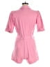 Day + Moon Solid Pink Romper Size M - photo 2