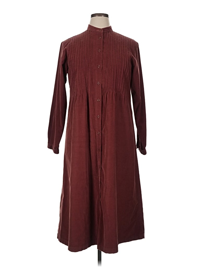 Pre-owned L.l.bean Casual Dress In Burgundy