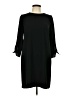 CeCe 100% Polyester Solid Black Casual Dress Size 10 - photo 1