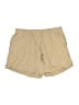 Unbranded Solid Tan Khaki Shorts Size L - photo 1