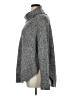 Leo & Nicole Tweed Gray Turtleneck Sweater Size XL - photo 5