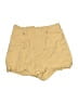 Shein 100% Cotton Solid Yellow Khaki Shorts Size L - photo 1