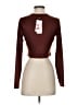 Calia Brown Long Sleeve Top Size S - photo 2