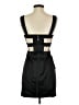 Bebe Color Block Black Cocktail Dress Size XS - photo 2