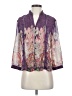 Coldwater Creek 100% Polyester Purple 3/4 Sleeve Blouse Size S - photo 1
