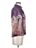Coldwater Creek 100% Polyester Purple 3/4 Sleeve Blouse Size S - photo 4