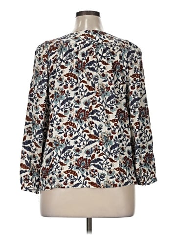 Garnet Hill 3/4 Sleeve Blouse (view 2)
