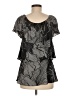Spense Black Short Sleeve Blouse Size M - photo 2