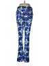 Barbara Erickson Print Blue Casual Pants Size 8 - photo 2